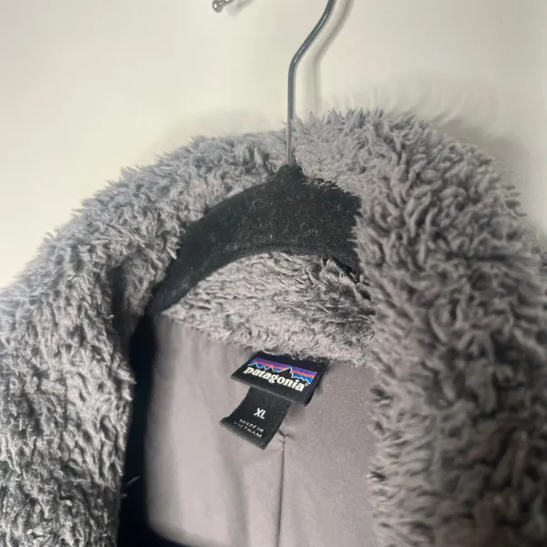 Patagonia Los Gatos Grey Fleece Vest Size XL - Image 5