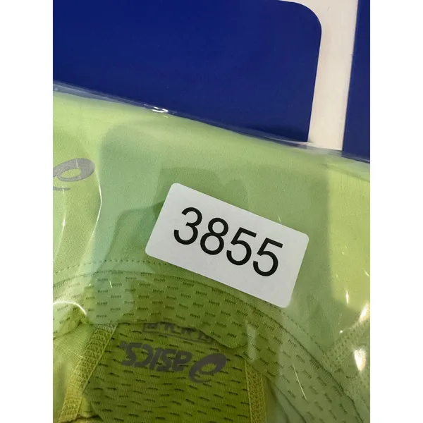ASICS Running Shirt Women M Lime Green Short‎ Sleeve Breathable Sporty Athletic - Image 10