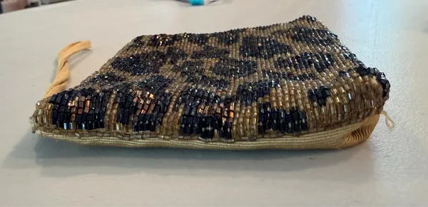 Liz Claiborne | small leopard beaded mini- - Image 11