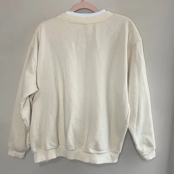 EASY COMFORTS STYLE Embroidered‎ Sweatshirt, XL White - Image 4
