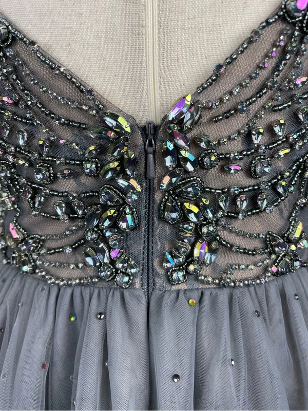 Sherri Hill 51450 Dress Off Shoulder Beaded Bodice Tulle Skirt Ball Gown Size 6 - Image 13