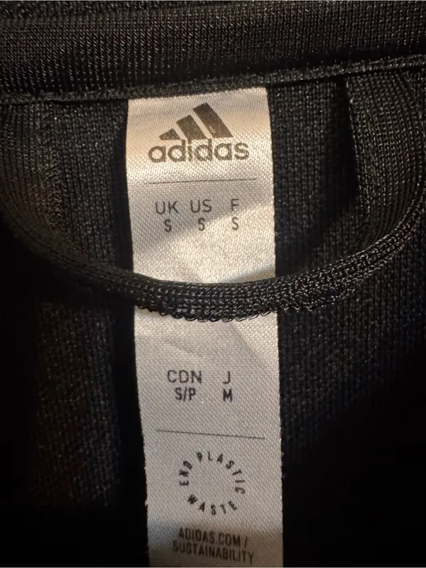 Adidas AEROREADY Black Full Zip Track Jacket Size Small Athletic Soccer - Image 2