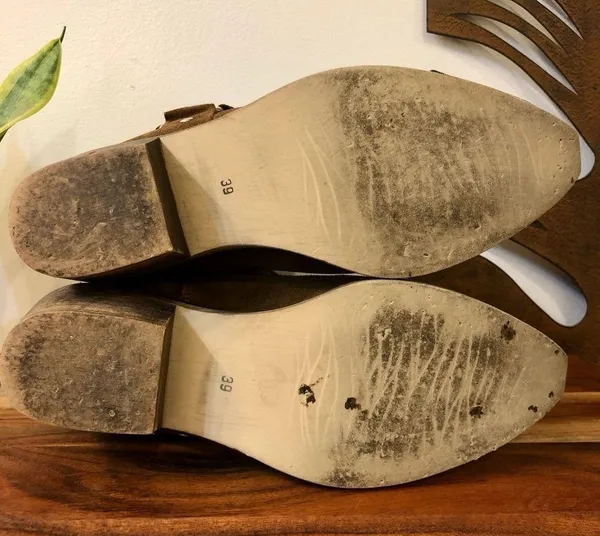 Mark Jenkins Dallas in Brown Distressed Suede Size 9 - Image 10