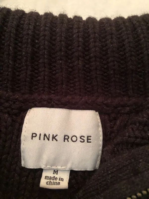 Knitted Dark Grey Sweater - Image 2