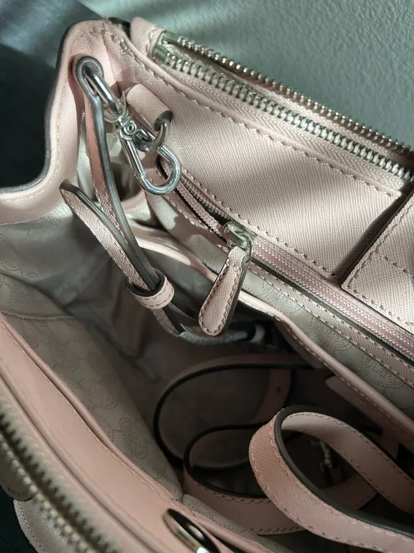 Michael Kors Pink Satchel Handbag - Image 8