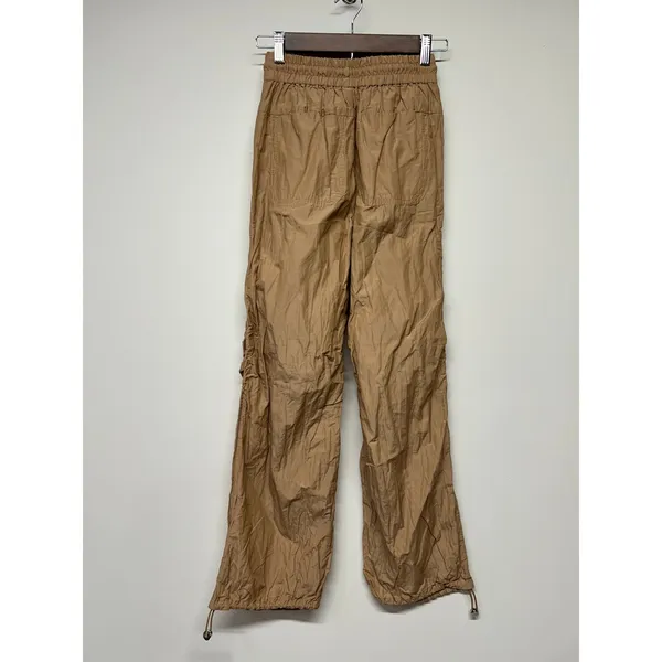A.L.C. Keegan Drawstring‎ Pants Natural Straight Leg Utility Size 0 Indie Gorp - Image 5