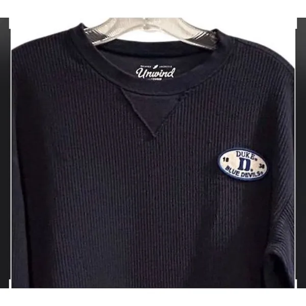 Unwind by League‎ Women's Blue Crew Neck Sweatshirt Size S Casual Long Sleeve - Image 8