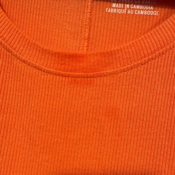 Orange Aerie‎ Long Sleeve Ribbed Top - Image 2