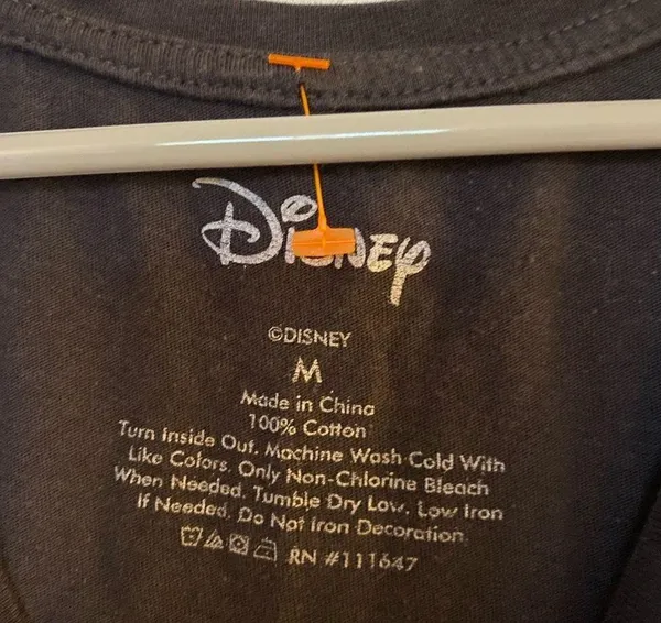 Disney Black Tank with Neon Rainbow Mickey Mouse - Image 3