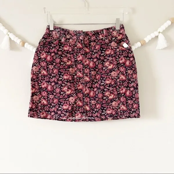 LoveShackFancy Hollywood‎ Corduroy Miniskirt 12 - Image 2