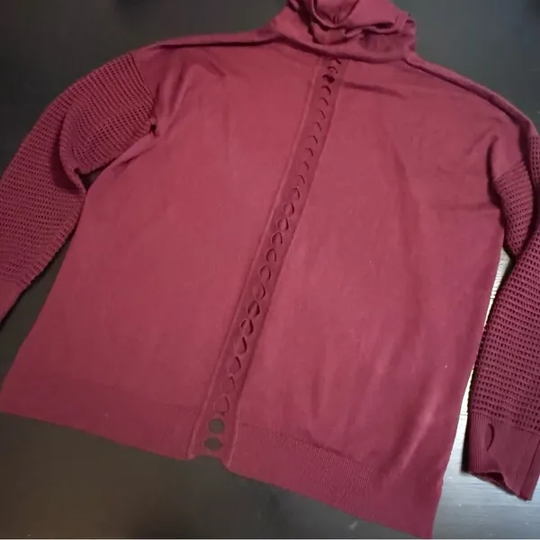 Stitches and stripes‎ knit hoodie - Image 6