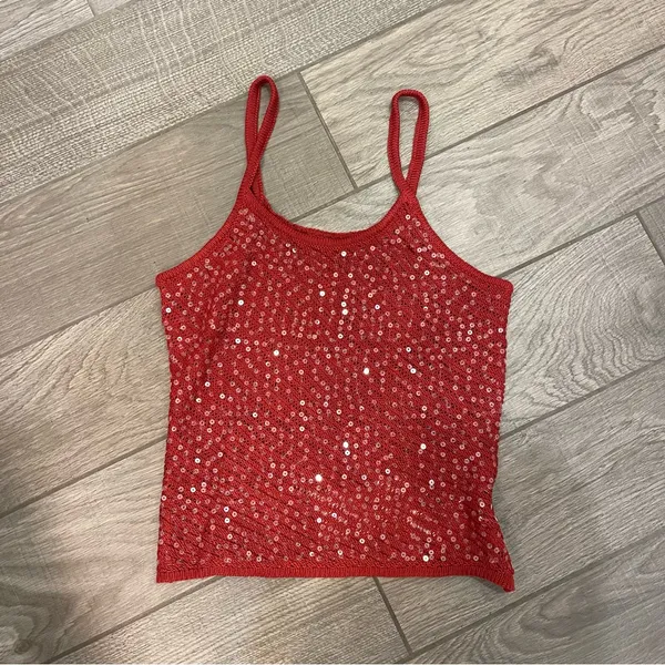 Musera Sequin Knit Tank Top - Image 2