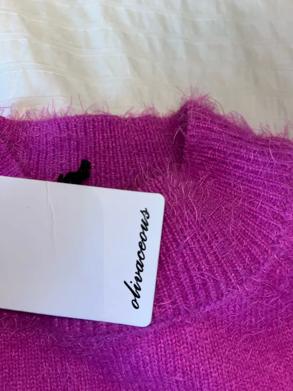I Just Have to Have It Cropped Pink Sweater - Image 6
