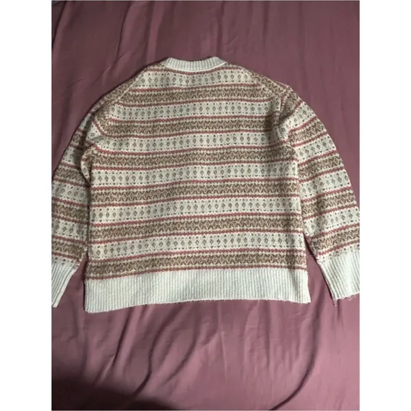 American Eagle Patterned Crewneck Sweater Size M - Image 4