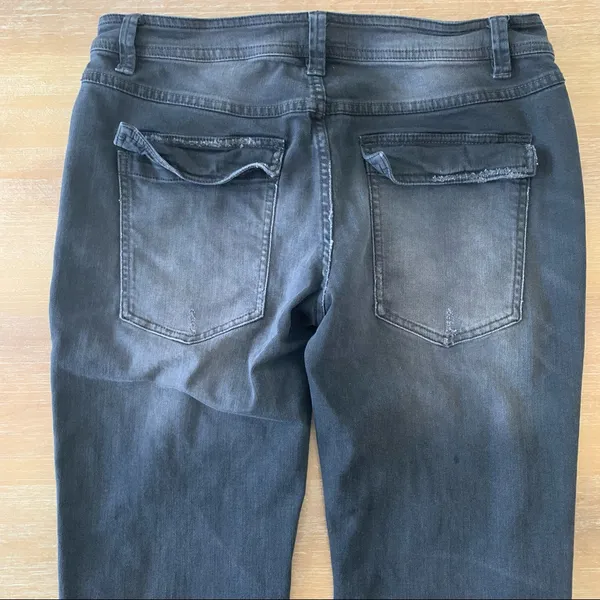 Free People Black Boyfriend Jeans 6 - Image 5