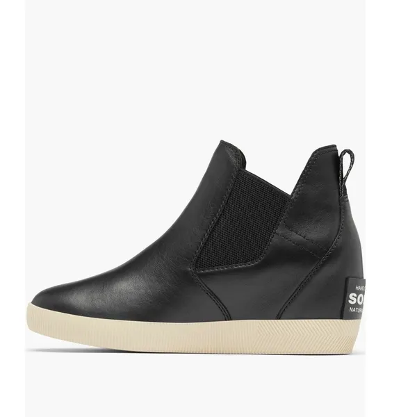 Sorel Out N About Wedge Leather Bootie, Ankle Boots Black, Size 9.5‎ NWT - Image 8