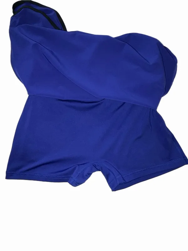 NIKE Golf Dri-FIT Blue & Black Stretch Athletic Skort Medium - Image 4