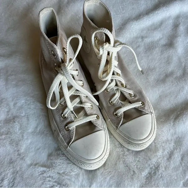 Converse Desert Sand Festival Platform Sneakers Women’s Size 6.5 - Image 8