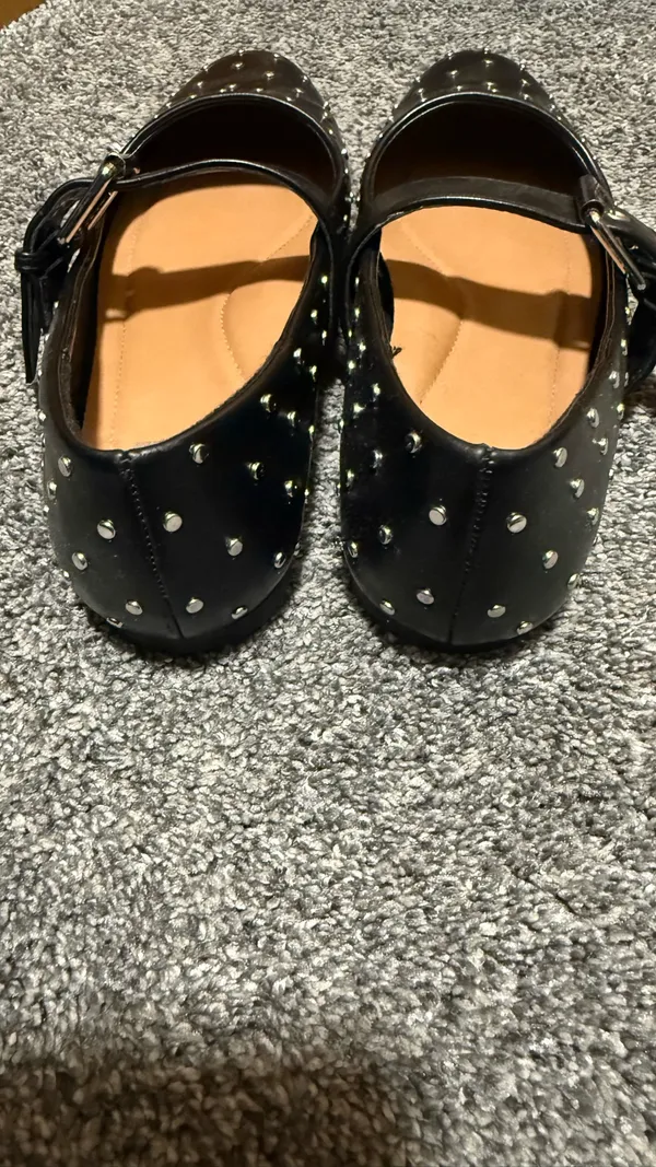 Dolce Vita Black Studded Mellie Flat Size 7 - Image 3