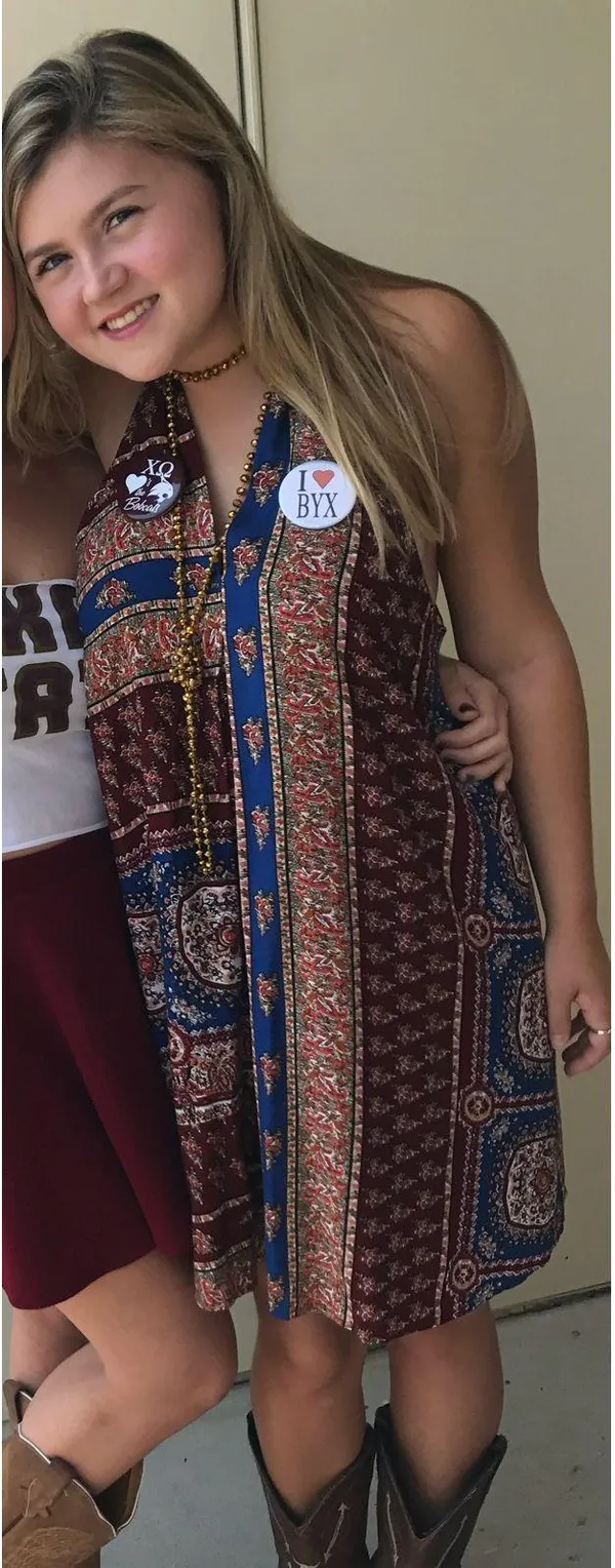Entro Maroon Printed Dress - Image 3