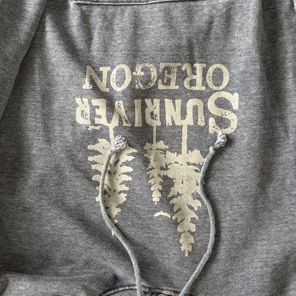 Sunriver Oregon Hoodie Sweatshirt Heather Blue XL - Image 2
