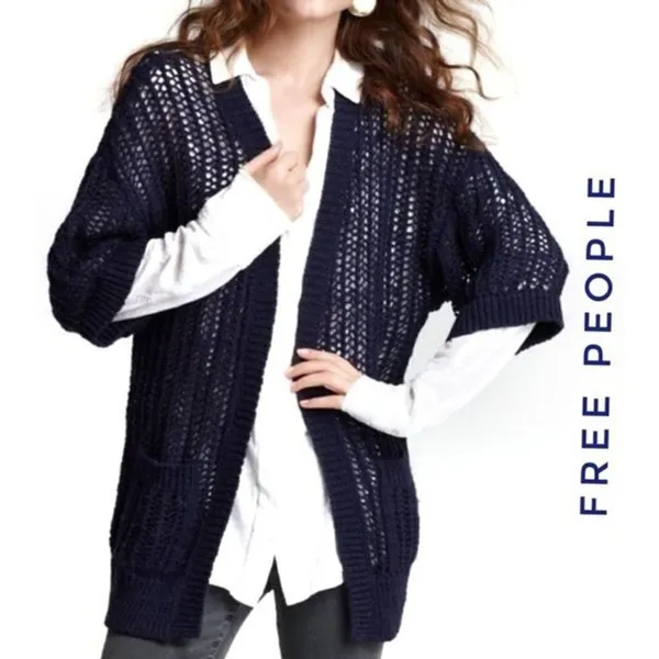 ✨2xHP✨Free People Open Knit Open Oversized Cardigan✨ - Image 10