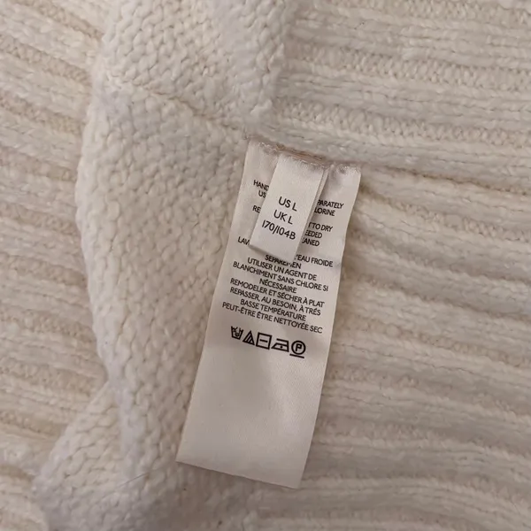 Revolve FREE PEOPLE Brookside Tunic Sweater‎ Ivory Slouchy Solid Scoop Large - Image 12