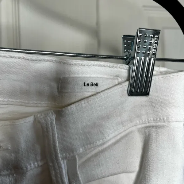 FRAME Le Bell White Flare Wide-Leg Jeans Size 25 - Image 6