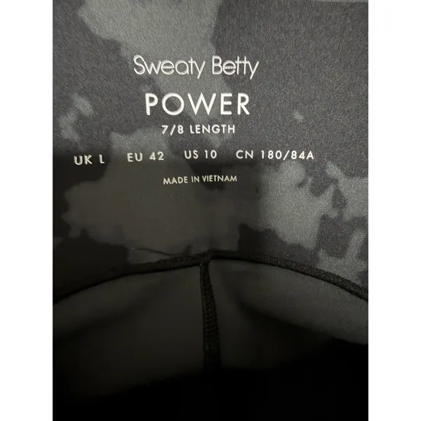 Sweaty Betty‎ Power UltraSculpt 7/8 Leggings Black Fade Women's Size US 10 - Image 9