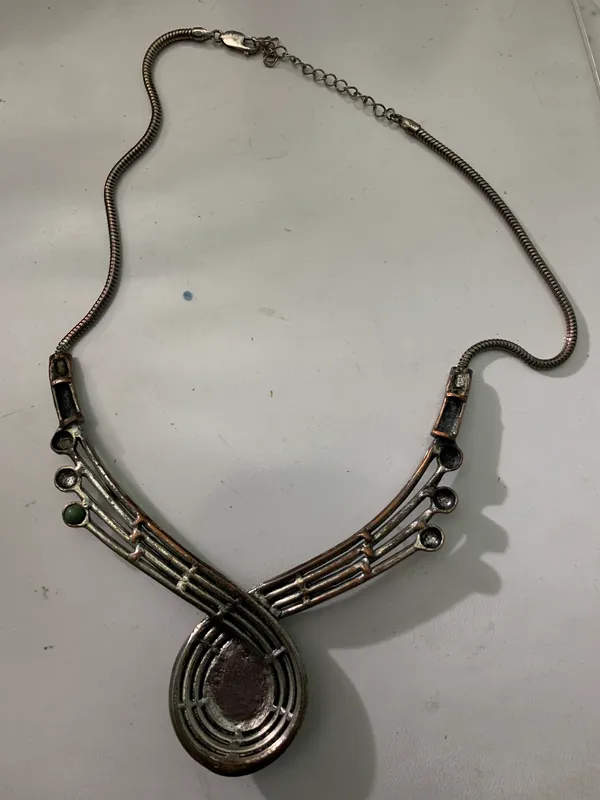 Turquoise Necklace Blue - Image 2