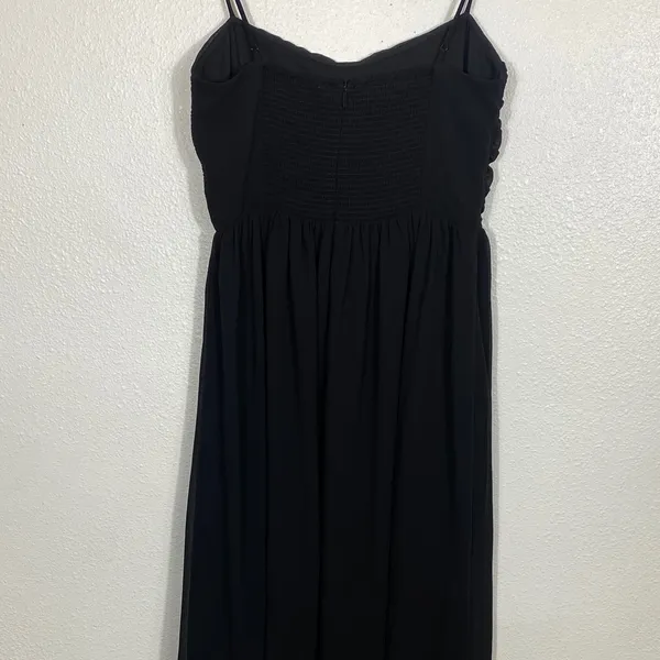 Aritzia Elegant Black Midi Dress Size 8 - Image 8