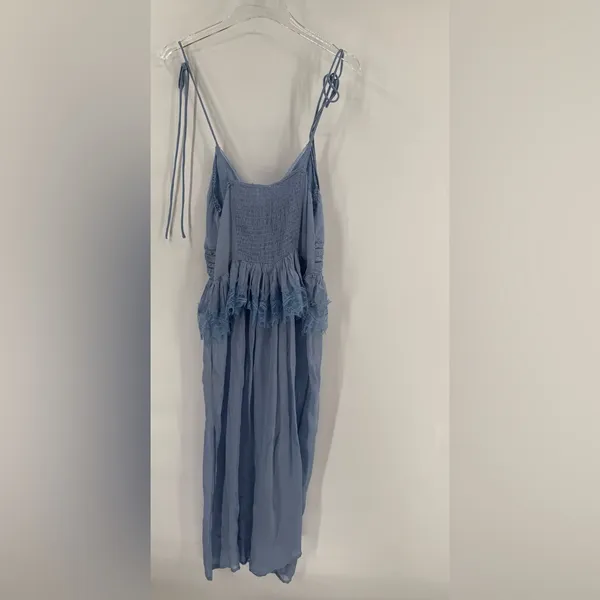 NWT Free People Intimately FP x Revolve Kiki Slip in Chambray‎ size medium - Image 5