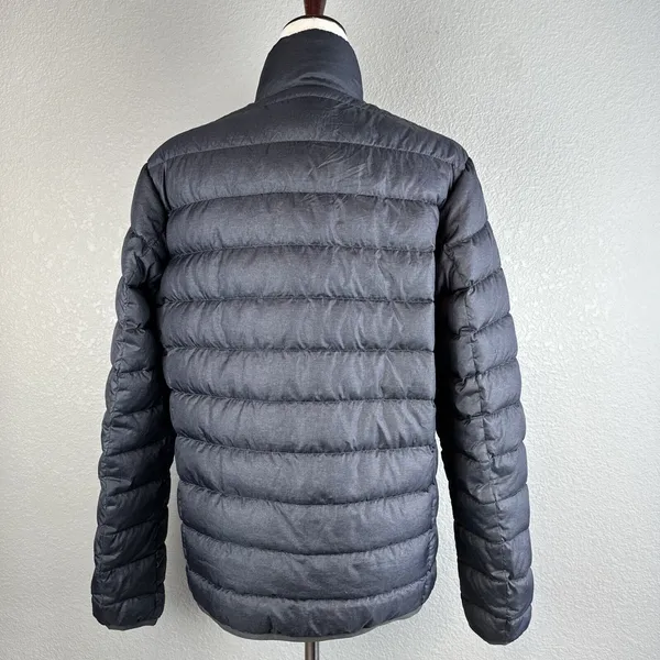 Eddie Bauer Womens EB650 Packable Down Puffer‎ Jacket S Small Charcoal Gray - Image 5