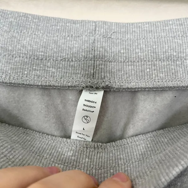 NWT Threads 4 Thought Mora Triblend Fleece Pant Heather Grey L - Image 4