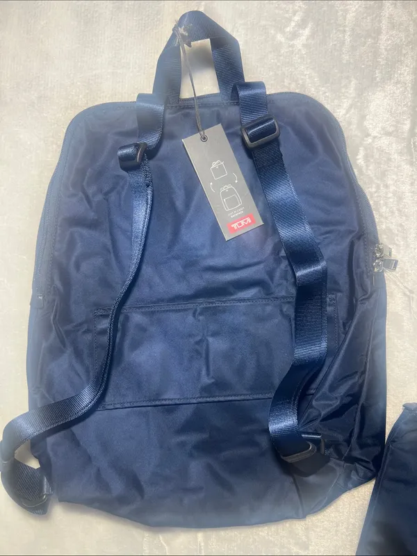 Tumi Navy Blue Just in Case Backpack - Image 2