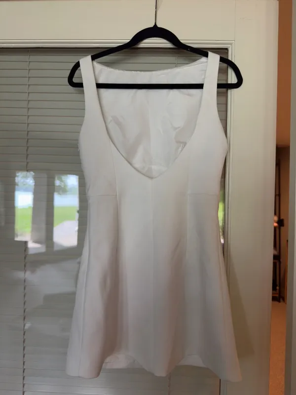 Peppermayo Lulita Mini Dress White - Image 4