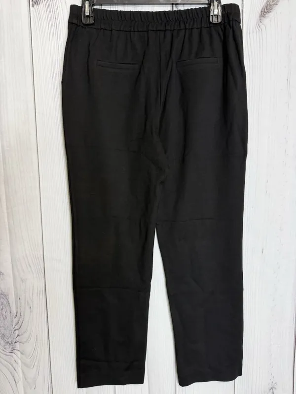 NWT Skies Are Blue Trouser Pants Elastic Waist Black Sz L (34x28) High Rise NEW - Image 4