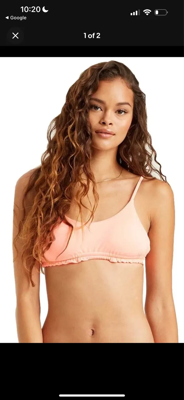 Billabong Sol Searcher Ruched Mini Crop Bikini - Image 7