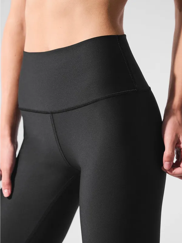 Alo Yoga Airlift High Waist Midi Leggings In Black Size M - Image 3