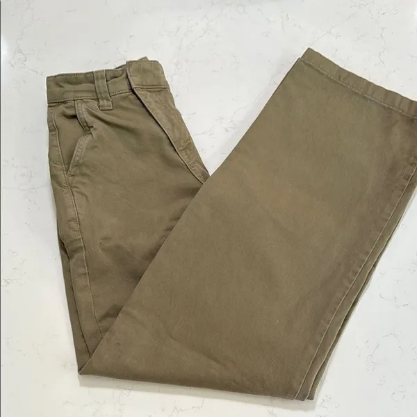 Zara women’s khaki jeans. Oversized. Size Small. - Image 3