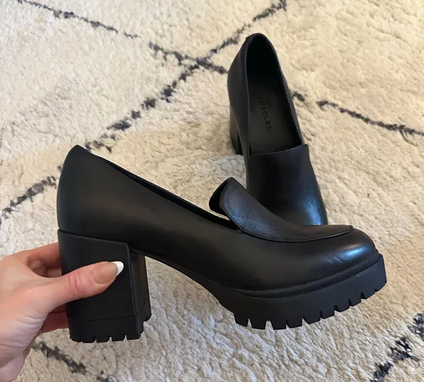 Nordstrom Chunky Black Heels - Image 2