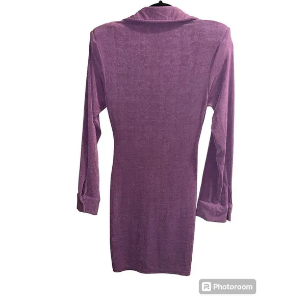 ✨Mable Emersyn Slinky Button Down Sz Small Purple Dress✨ - Image 7