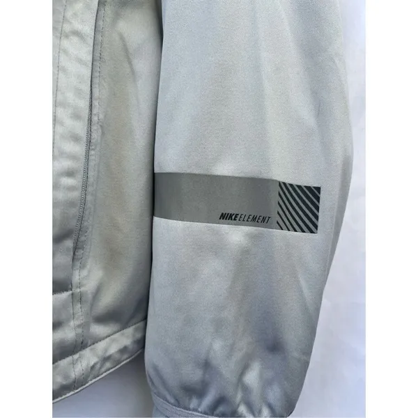 Nike Element Dri-Fit Grey Full Zip Sweatshirt Size Large - Flaws See Photos - Image 3