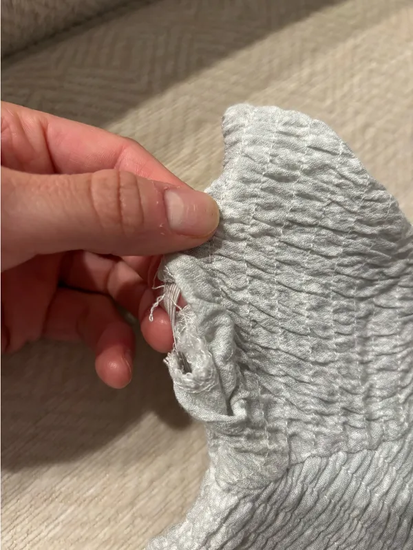 Local Boutique Dress Gray Size L - Image 3