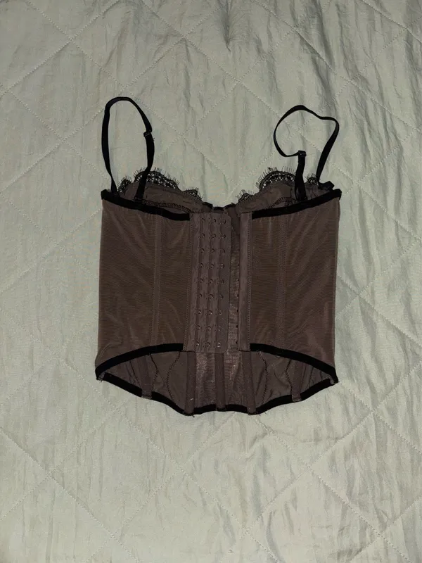 Black Corset Top Size XS - Image 2
