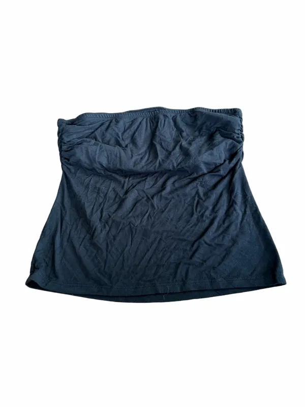 Antistar Black Strapless Fold-Over Tube Top - Image 2