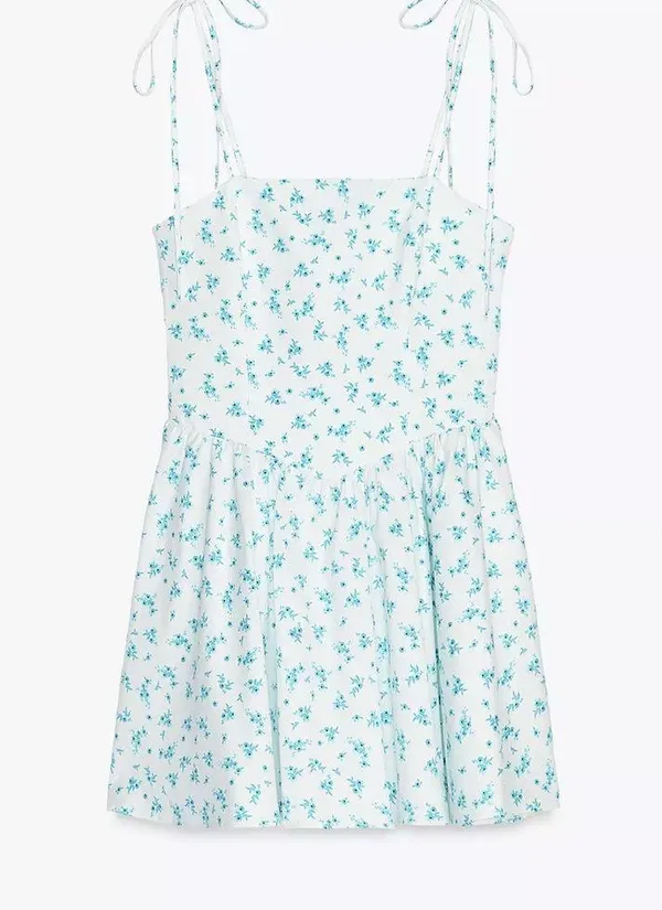 ZARA Floral Print Dress - Image 5