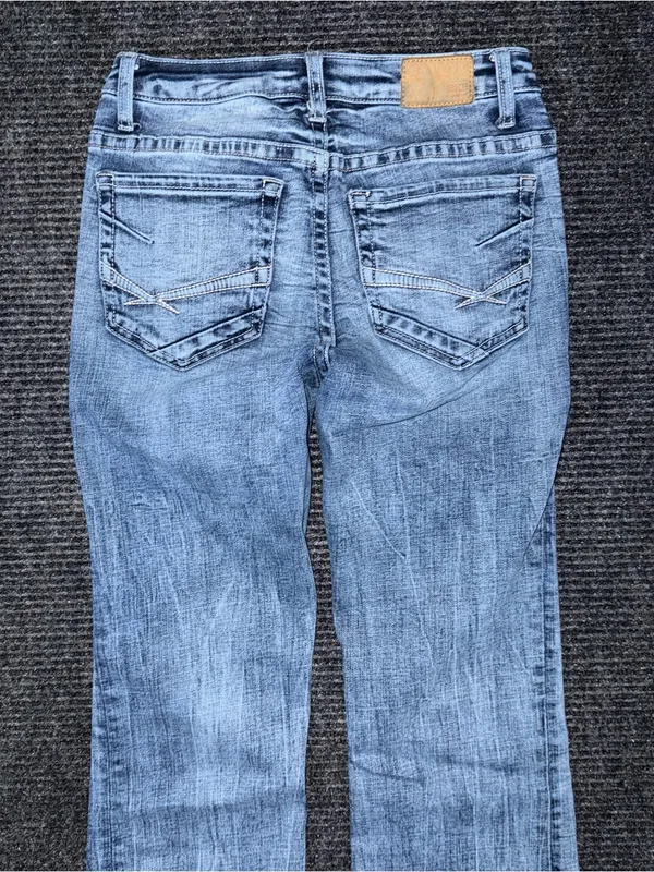 Buckle BKE Stella Mid Rise Slim Fit Bootcut Jeans Sz 25 x 28.5 SHORT flaw - Image 4