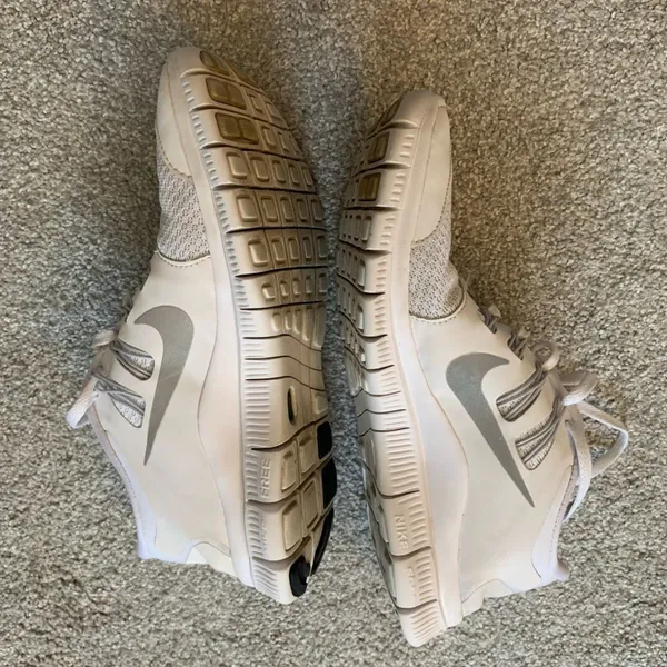 Nike Free Run Sneakers White Size 8 - Image 7