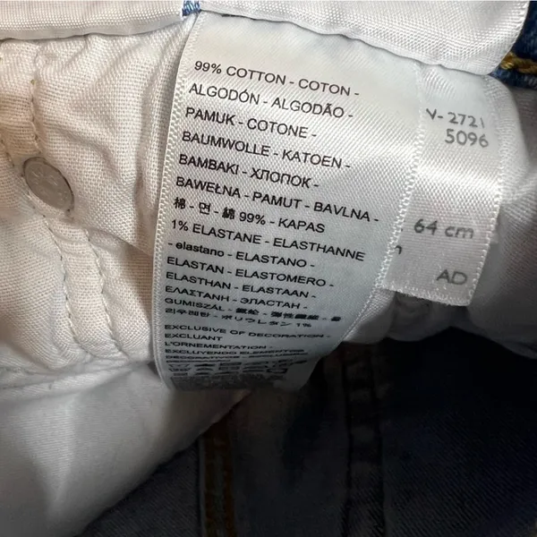 Levi's Premium wedgie for ankle light‎ wash jeans Sz 25 - Image 6